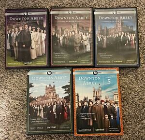 Downton Abbey Seasons 1-5 (DVD) PBS Masterpiece Original UK Edition PG